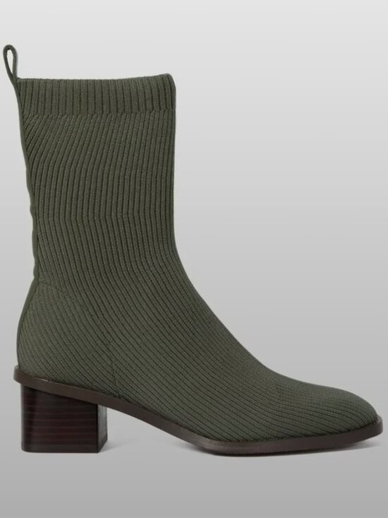 Everlane Shoes - Everlane The High-Ankle Glove Boots in ReKnit Caper Green Size 7